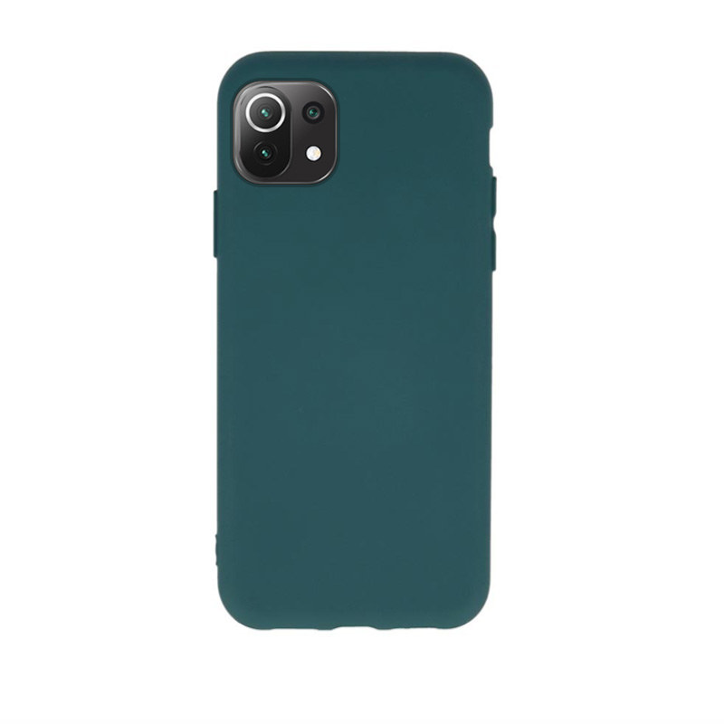 Silicone Soft Case Back Cover (Xiaomi Mi 11 Lite) green