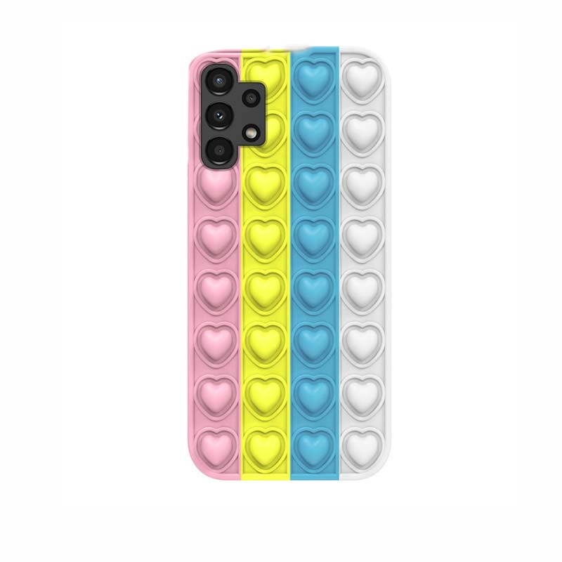 Bubble Pop It Back Case (Samsung Galaxy A32 5G) pink-yellow-blue-white 2