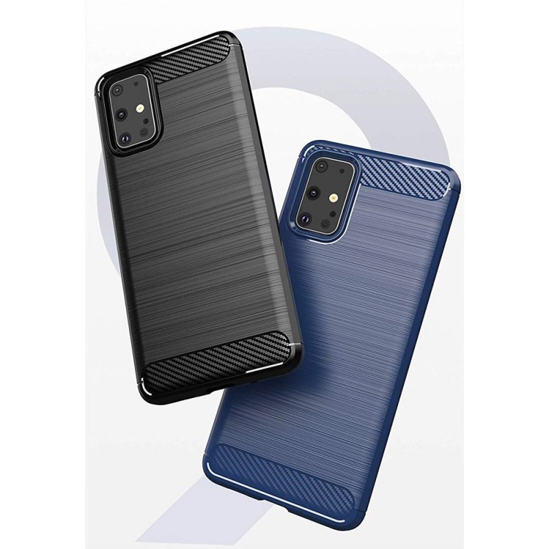 Carbon Case Back Cover (Samsung Galaxy S20 Plus) blue