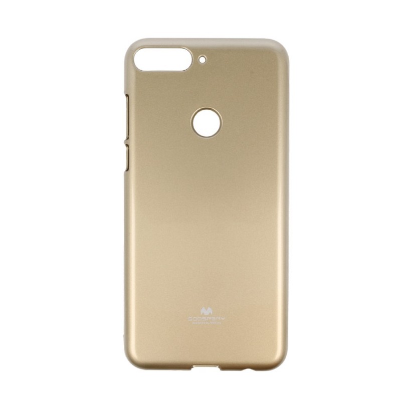 Goospery Jelly Case Back Cover (Huawei Y7 2018 / Y7 Prime 2018) gold