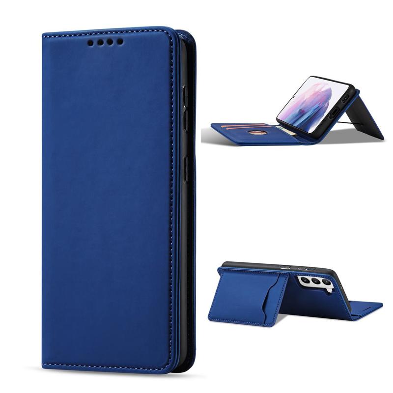 Wallet Card Holder Book Case (Samsung Galaxy S22) blue