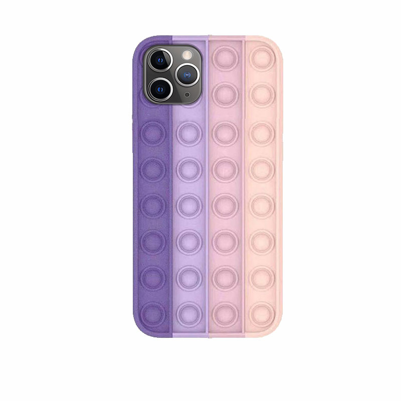 Bubble Pop It Back Case (iPhone 11 Pro) (N2) purple-pink