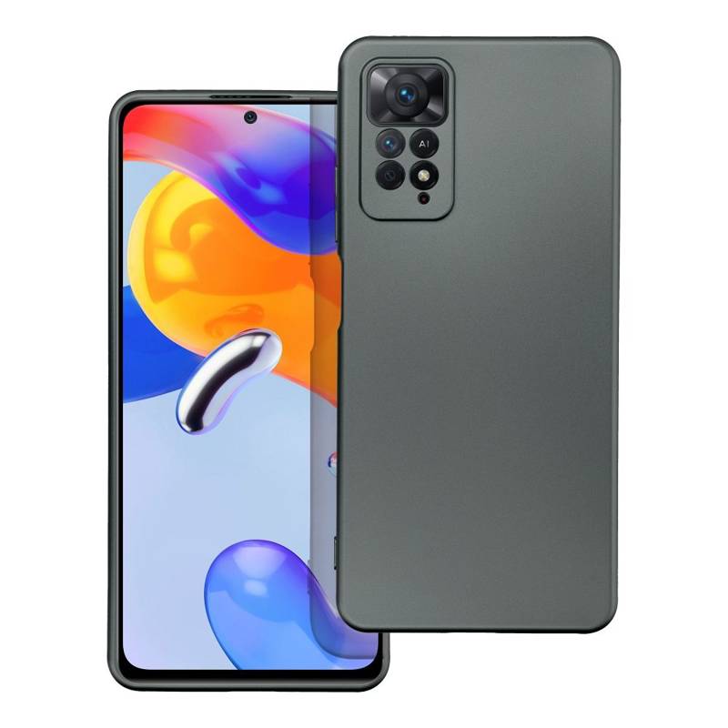 Forcell Metallic Back Cover Case (Xiaomi Redmi Note 11 Pro 5G / 4G) grey