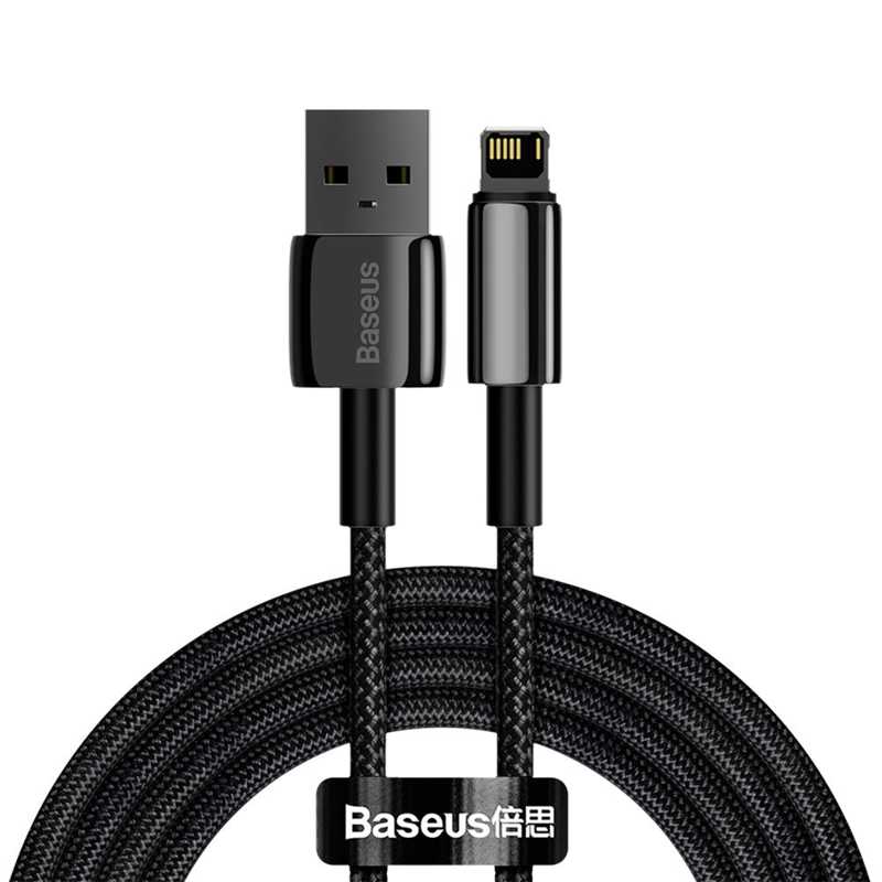 Baseus Tungsten Lightning Cable 2.4A 2m (CALWJ-A01) black