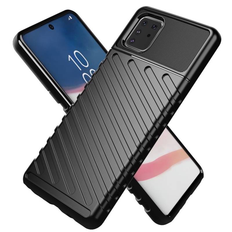 Anti-shock Thunder Case Rugged Cover (Samsung Galaxy Note 10 Lite) black