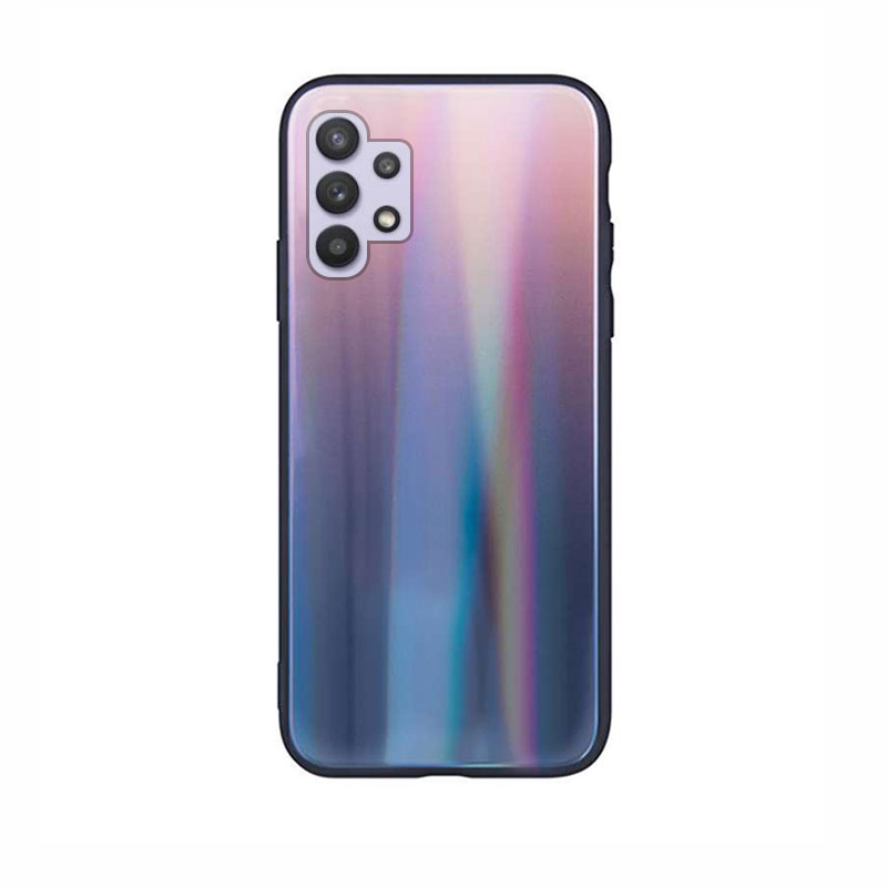 Aurora Glass Case Back Cover (Samsung Galaxy A32 4G) brown-black