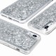 Liquid Crystal Glitter Armor Back Cover (Samsung Galaxy J5 2017) silver