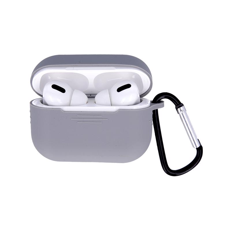 Θήκη σιλικόνης with Hook (Apple AirPods Pro) grey