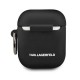 Karl Lagerfeld® Silicone Ikonik Case (Apple AirPods 1 / 2) black