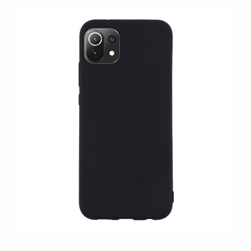 Soft Matt Case Back Cover (Xiaomi Mi 11 Lite) black