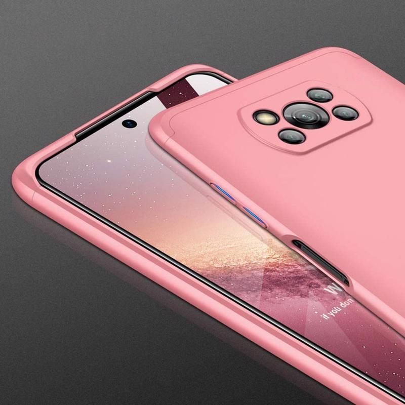 GKK 360 Full Body Cover (Xiaomi Poco X3 NFC / X3 PRO) pink