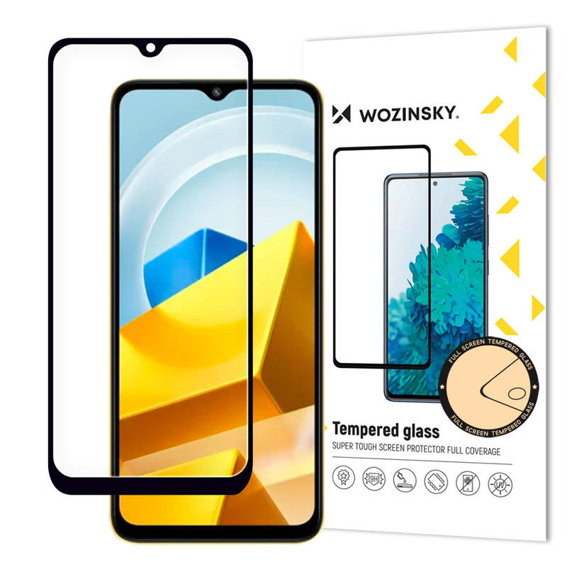 Wozinsky Tempered Glass 5D Full Glue And Coveraged (Xiaomi Poco M5) black