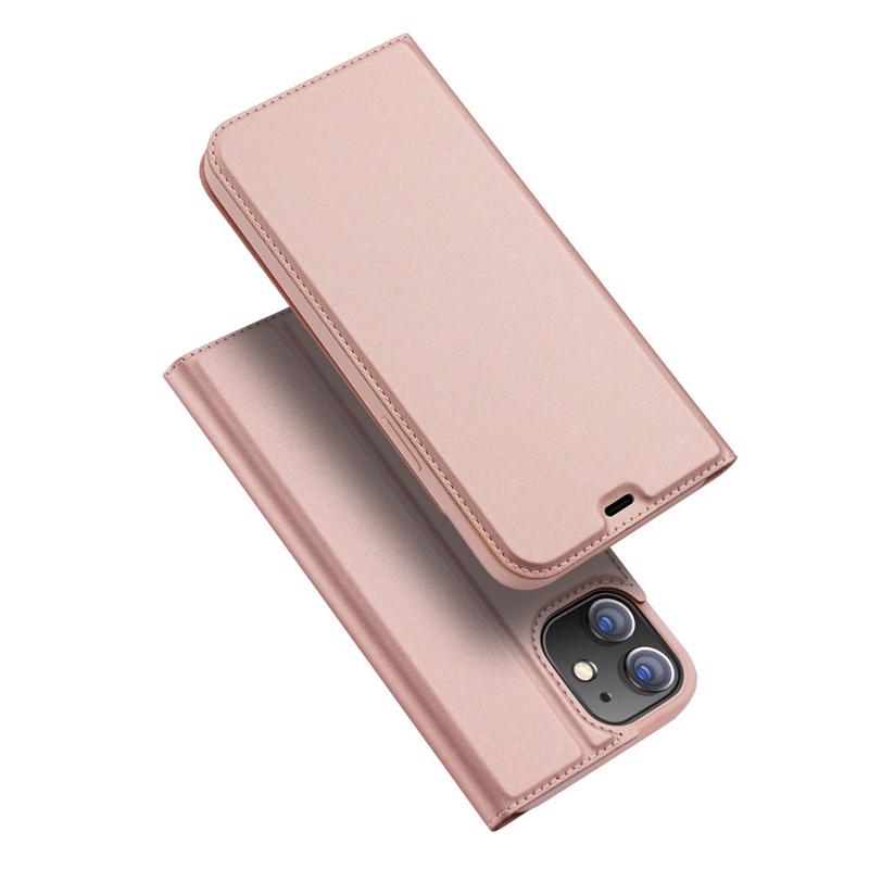 DUX DUCIS Skin Pro Book Cover (iPhone 12 / 12 Pro) rose gold