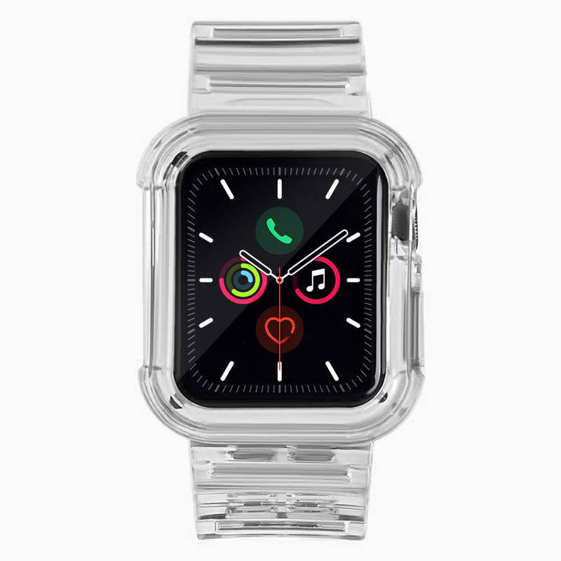 Light Set Case & Λουράκι Σιλικόνης (Apple Watch 2 / 3) (42mm) clear-black