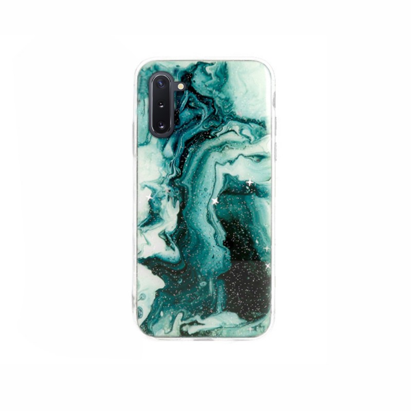 Vennus Marble Stone Case Design 5 (Samsung Galaxy Note 10) green