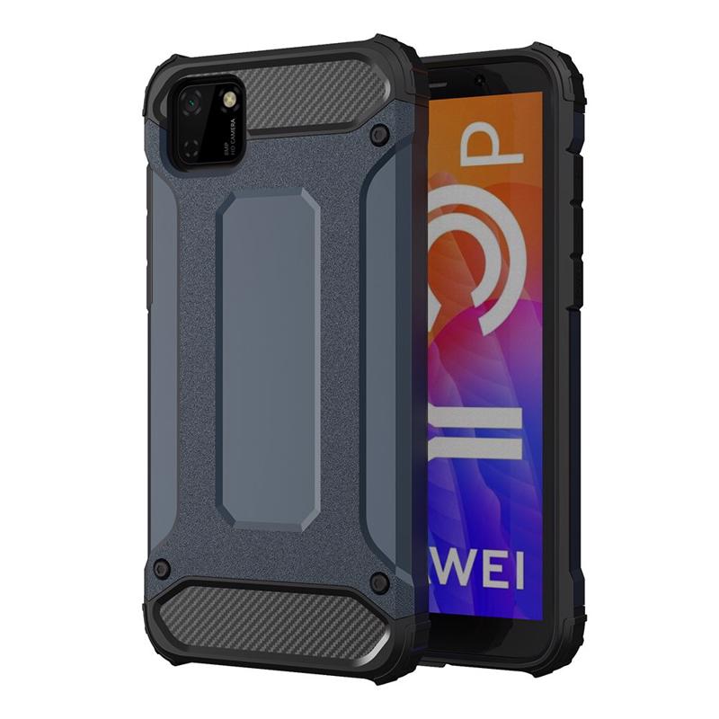 Hybrid Armor Case Rugged Cover (Huawei Y5p) blue