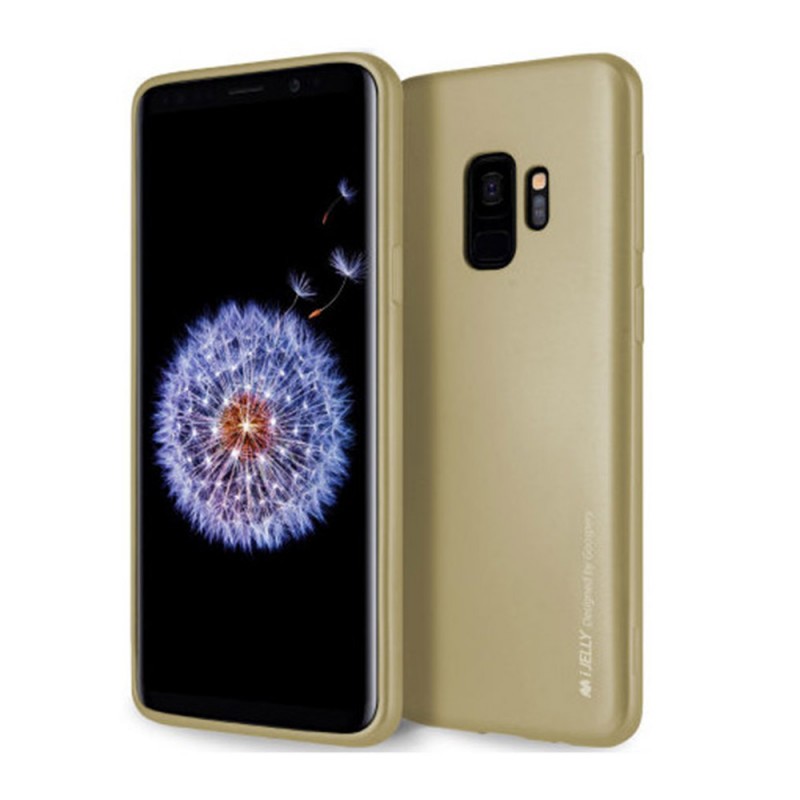 Goospery i-Jelly Case Back Cover (Samsung Galaxy S9) gold