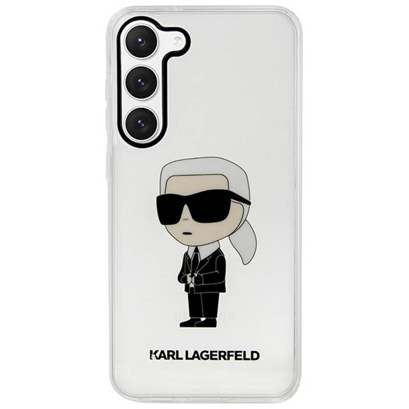 Karl Lagerfeld® Ikonik HardCase Cover (Samsung Galaxy S23 Plus) clear