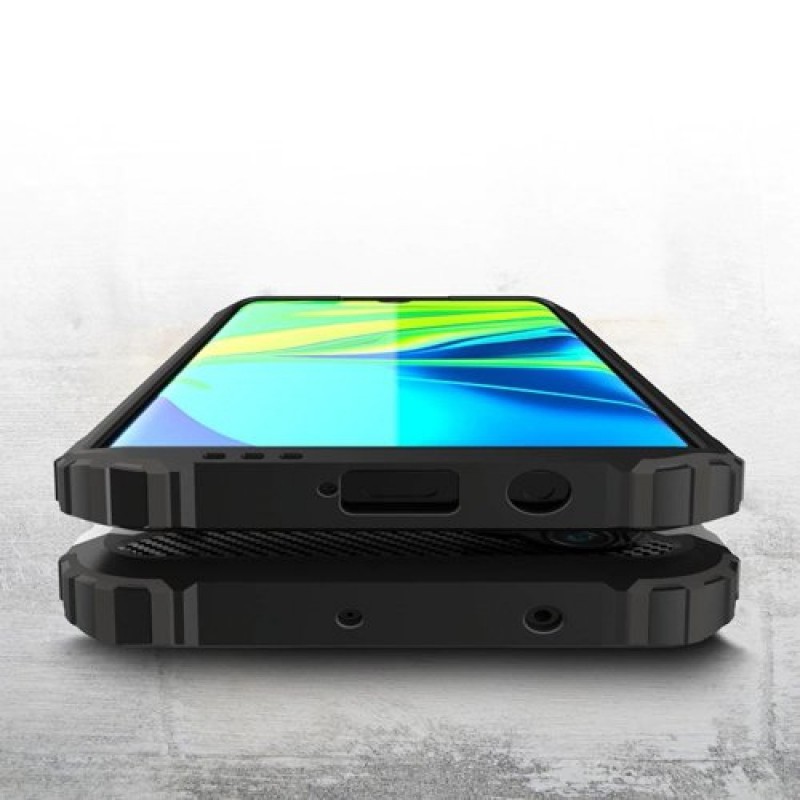 Hybrid Armor Case Rugged Cover (Xiaomi Mi Note 10 / 10 Pro) black