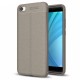 Litchi Pattern Leather Case Back Cover (Xiaomi Redmi 5A) grey