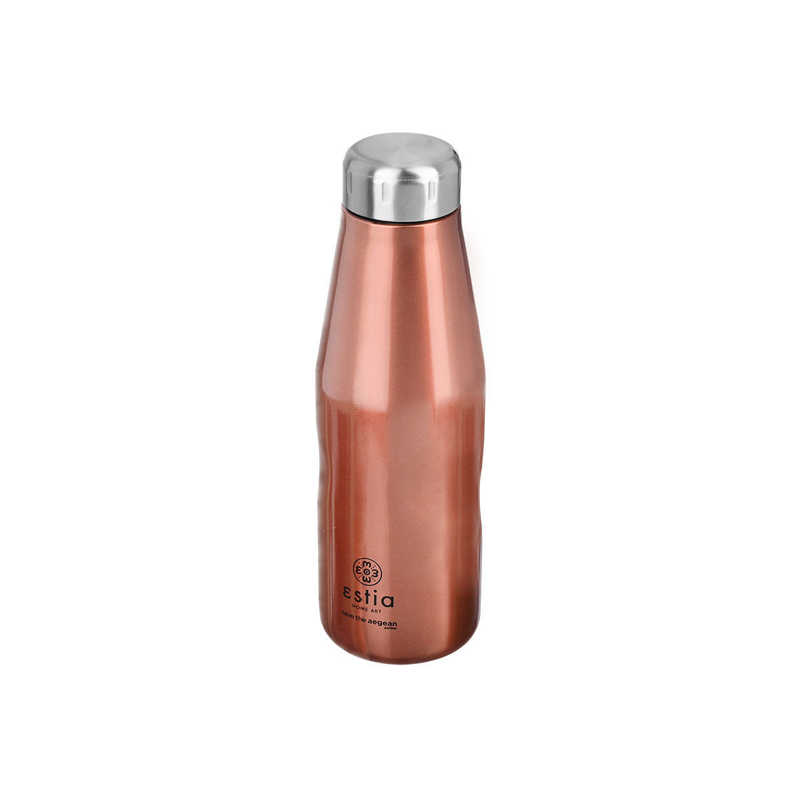 Estia Travel Flask 500ml Save Τhe Aegean (Rose Gold)