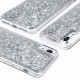 Liquid Crystal Glitter Armor Back Cover (Samsung Galaxy A70) silver