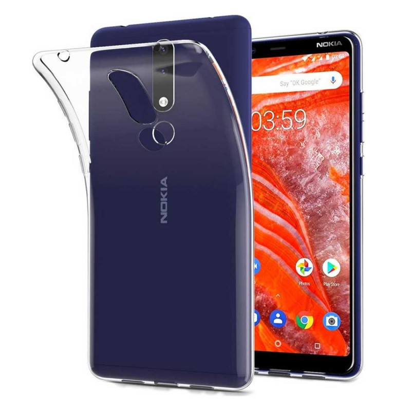 Ultra Slim Case Back Cover 0.5 mm (Nokia 3.1 Plus) clear