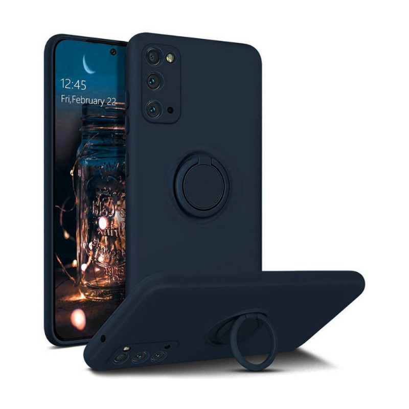 Finger Grip Case Back Cover (Xiaomi Redmi Note 10 / 10S) dark-blue