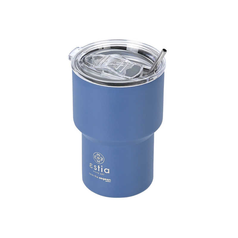 Estia Coffee Mug Lite 400ml Save Τhe Aegean (Denim Blue)