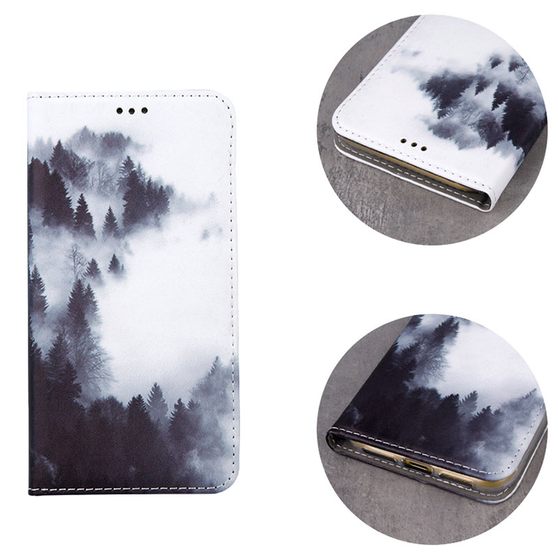 Smart Trendy Forest 2 Book Case (Huawei P30 Lite)