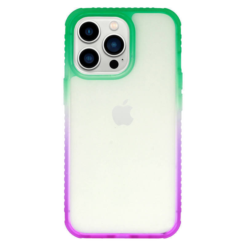 IDEAR Premium Silicone Back Cover Case W15 (iPhone 13 Pro) mint-purple