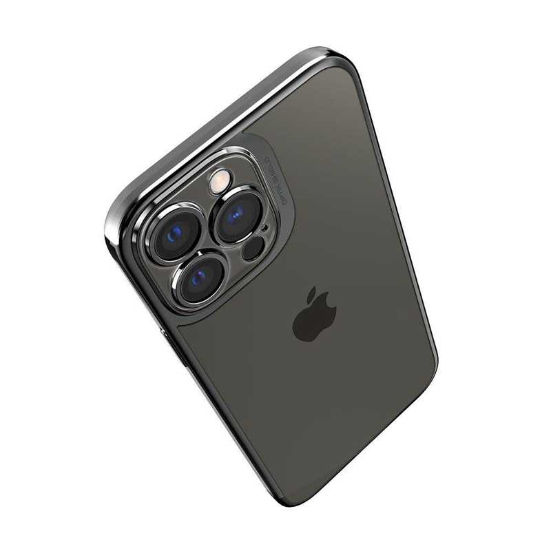 Spigen® Optik Crystal ACS03288 Case (iPhone 13 Pro) chrome-grey