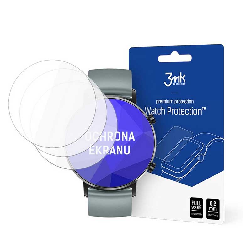 3MK Watch FlexibleGlass (Huawei Watch GT 2) (42mm) 3pcs set