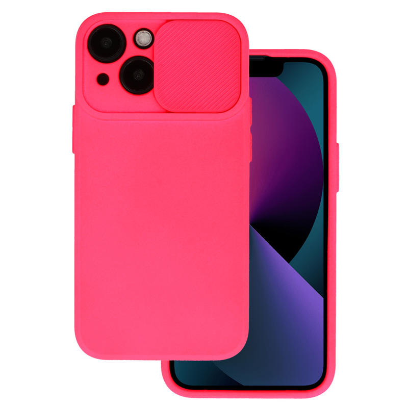 Camshield Soft Case Back Cover (iPhone 14 Pro Max) hot-pink