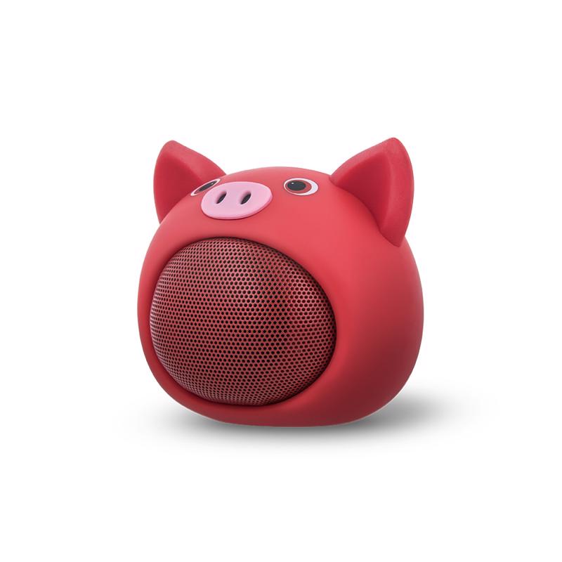 Forever Bluetooth Φορητό Ηχείο Sweet Animal Pig (rose-red)