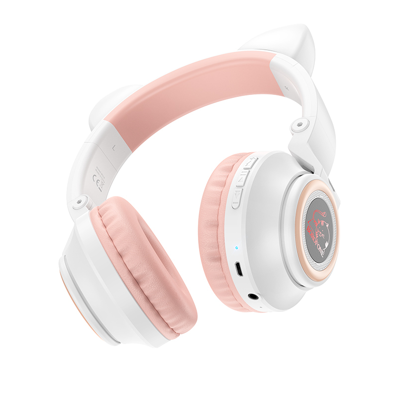 Borofone BO18 Cat Ear Ασύρματα Ακουστικό Bluetooth (white)