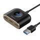 Baseus Square HUB Adapter USB 3.0 to 4 x USB 1m (CAHUB-AY01) black