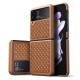 Dux Ducis Venice Leather Case (Samsung Galaxy Z Flip 4) brown