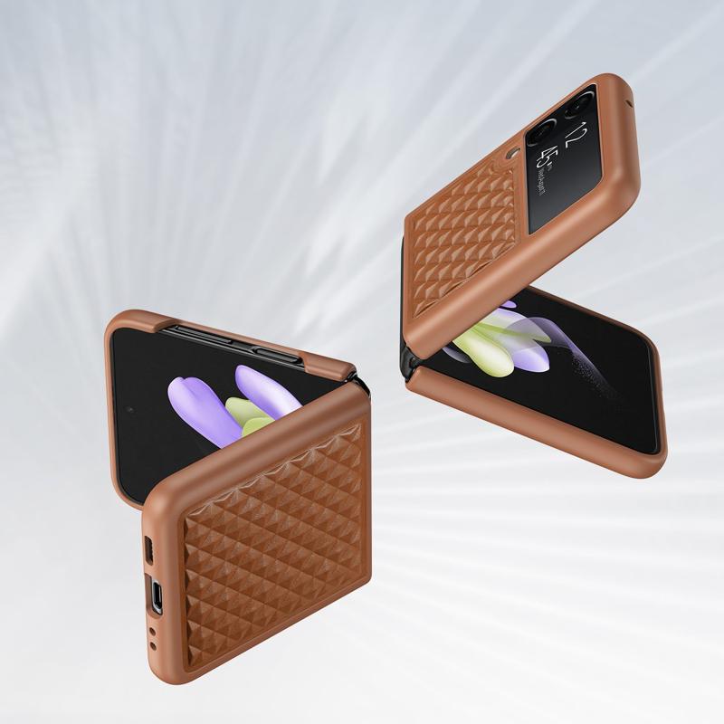 Dux Ducis Venice Leather Case (Samsung Galaxy Z Flip 4) brown