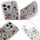 Christmas Back Cover Case (iPhone 14) D5 clear red ornaments