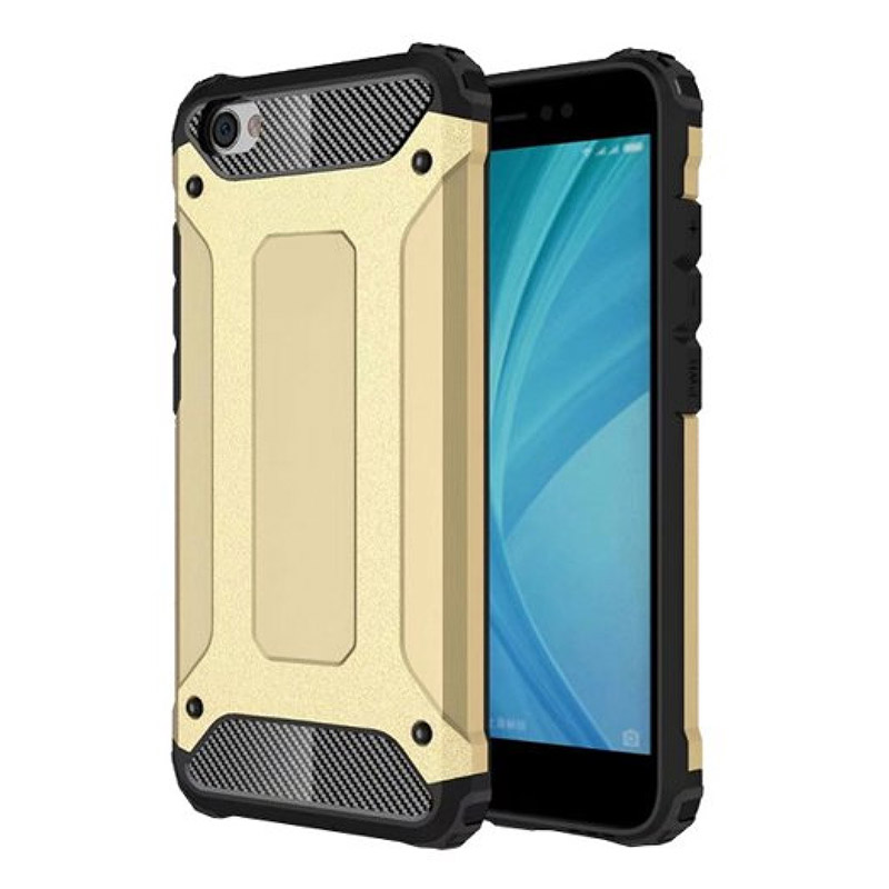 Hybrid Armor Case Rugged Cover (Xiaomi Redmi Note 5A) gold