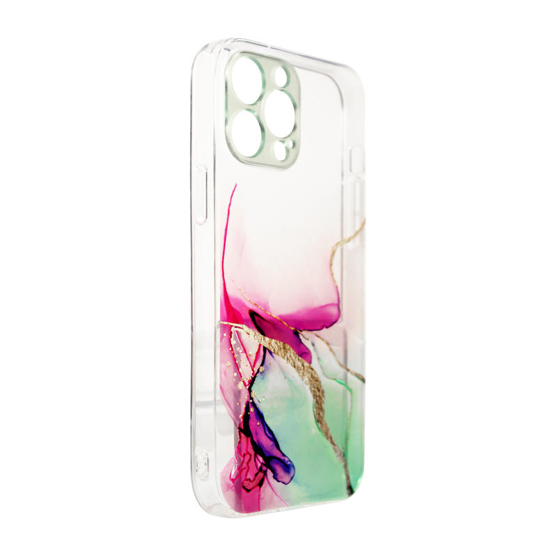 Marble Gel Design Case (iPhone 13 Pro Max) mint