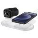 Spigen® Magfit Duo Magsafe & Apple Watch Charger Stand (white)