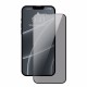 Baseus 2x 0.3mm Anti-Spy Black Frame Tempered Glass (iPhone 14 / 13 / 13 Pro) (SGQP010701)