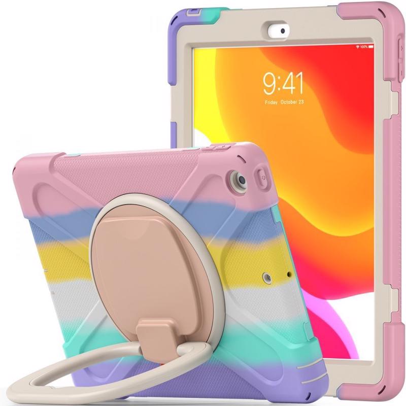 Tech-Protect X-Armor Back Cover Stand Case (iPad 10.2 2019 / 20 / 21) baby color