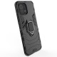 Finger Ring Rugged Case Back Cover (Xiaomi Mi 11 Lite) black