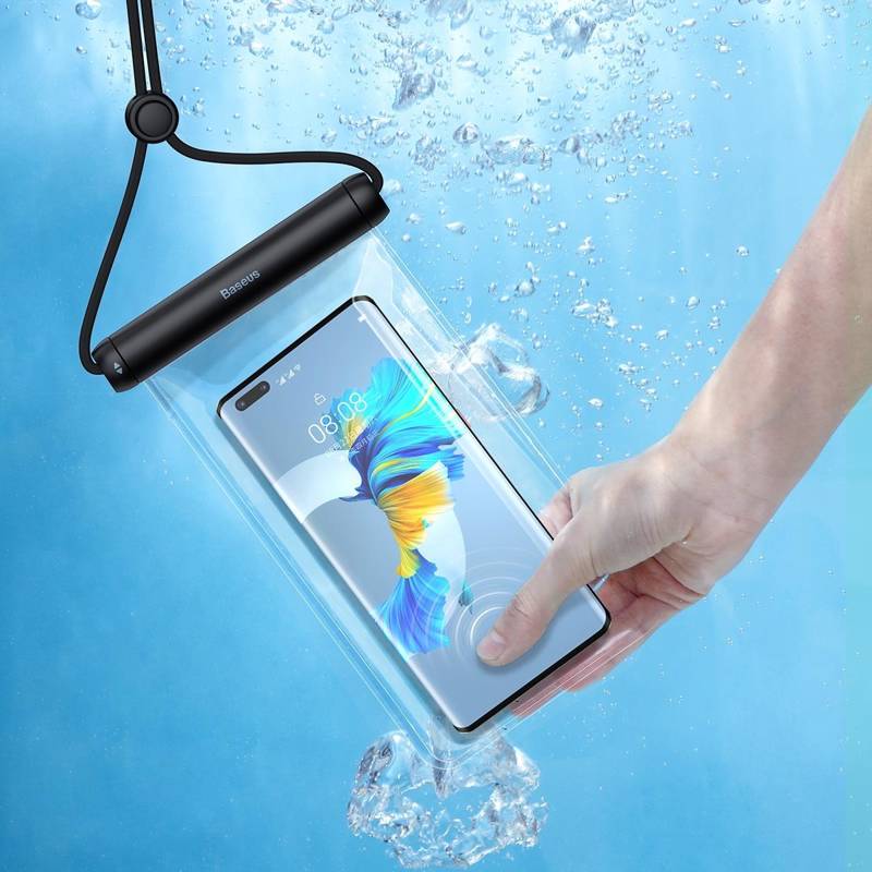 Baseus Slide-Cover Waterproof Phone Case (max 7.2") IPX8 (FMYT000001) black