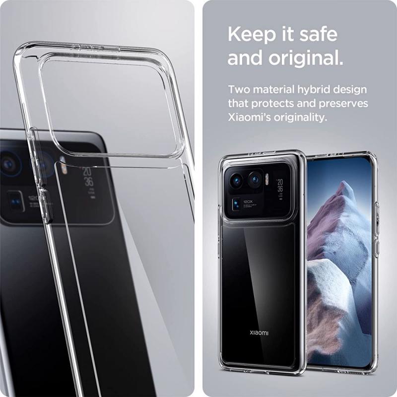 Spigen® Ultra Hybrid™ ACS03034 Case (Xiaomi Mi 11 Ultra) crystal clear