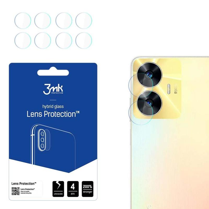 3MK Flexible Camera Lens Protector (Realme C55) 4pcs
