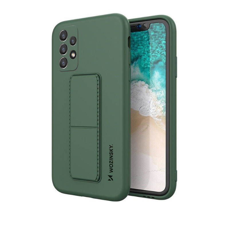Wozinsky Kickstand Flexible Back Cover Case (Samsung Galaxy A32 4G) green